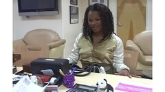 Ebony sucks cock for job in interview Thumb
