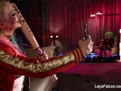 Leya Falcon gets ass fucked with a strapon Thumb