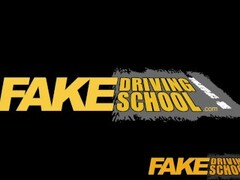 Fake Driving School lesbian sex with hot Australian babe and busty milf Thumb