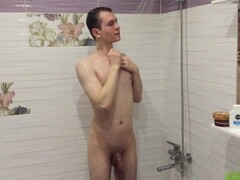 Hot teen boy jerking in the bathroom Thumb