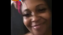 Ebony exposed in shower Thumb
