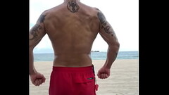 BACK MUSCLES FLEXING Thumb
